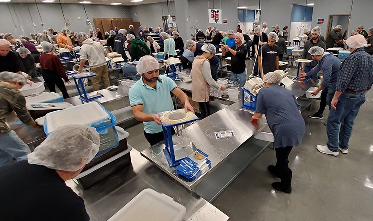 Skokie Team at Feed My Starving Children
